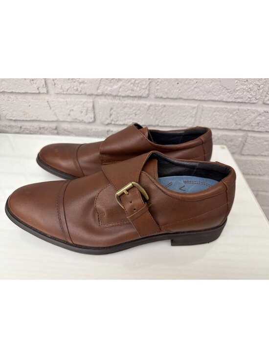 Vionic Ethan Orthaheel Technology Men’s Brown Leather Monk Strap Shoe Size 8.5 main image 6